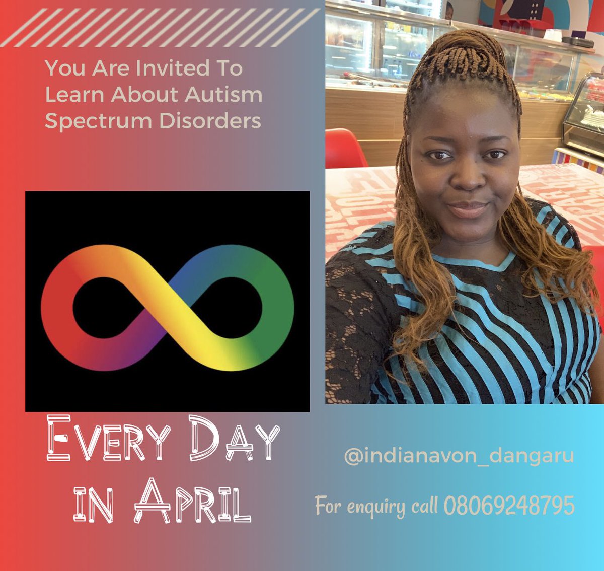 dangaru34's tweet photo. Follow @dangaru34 to learn more about Autism Spectrum Disorders in the month of April.
#Autism #AutismAcceptanceDay #AutismAwareness https://t.co/D3zh5o5tVg