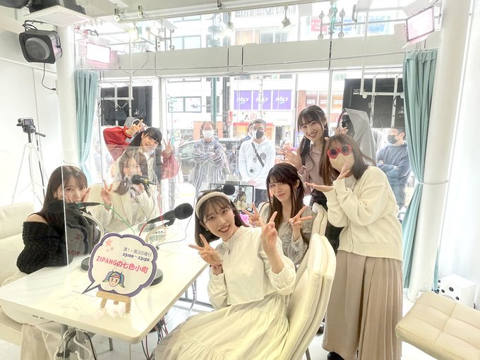 今日の渋谷クロスFM、生放送番組「ZIPANGの七色小町」は春から始まるテレビアニメの声優さん達でした。ジェノムシステム