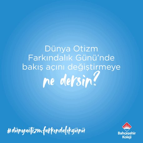 💙 Aramızdaki tek fark bakış açımız!

#DünyaOtizmFarkındalıkGünü