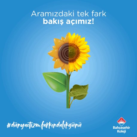 bahcesehir_k12's tweet photo. 💙 Aramızdaki tek fark bakış açımız!

#DünyaOtizmFarkındalıkGünü https://t.co/BsaKaK94dU