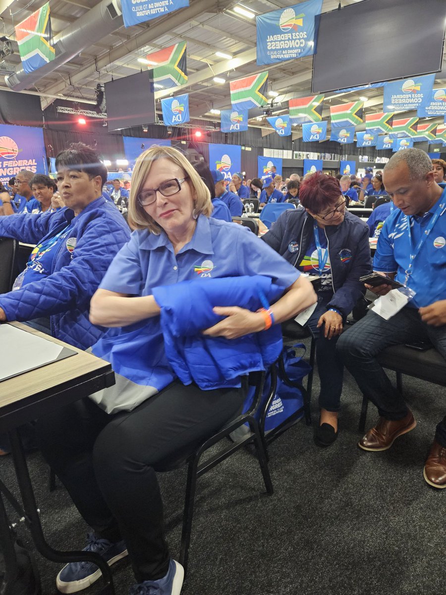 Spotted the uncontested chairperson of federal council #DAcongress2023 @News24 (@BongeMacupe)