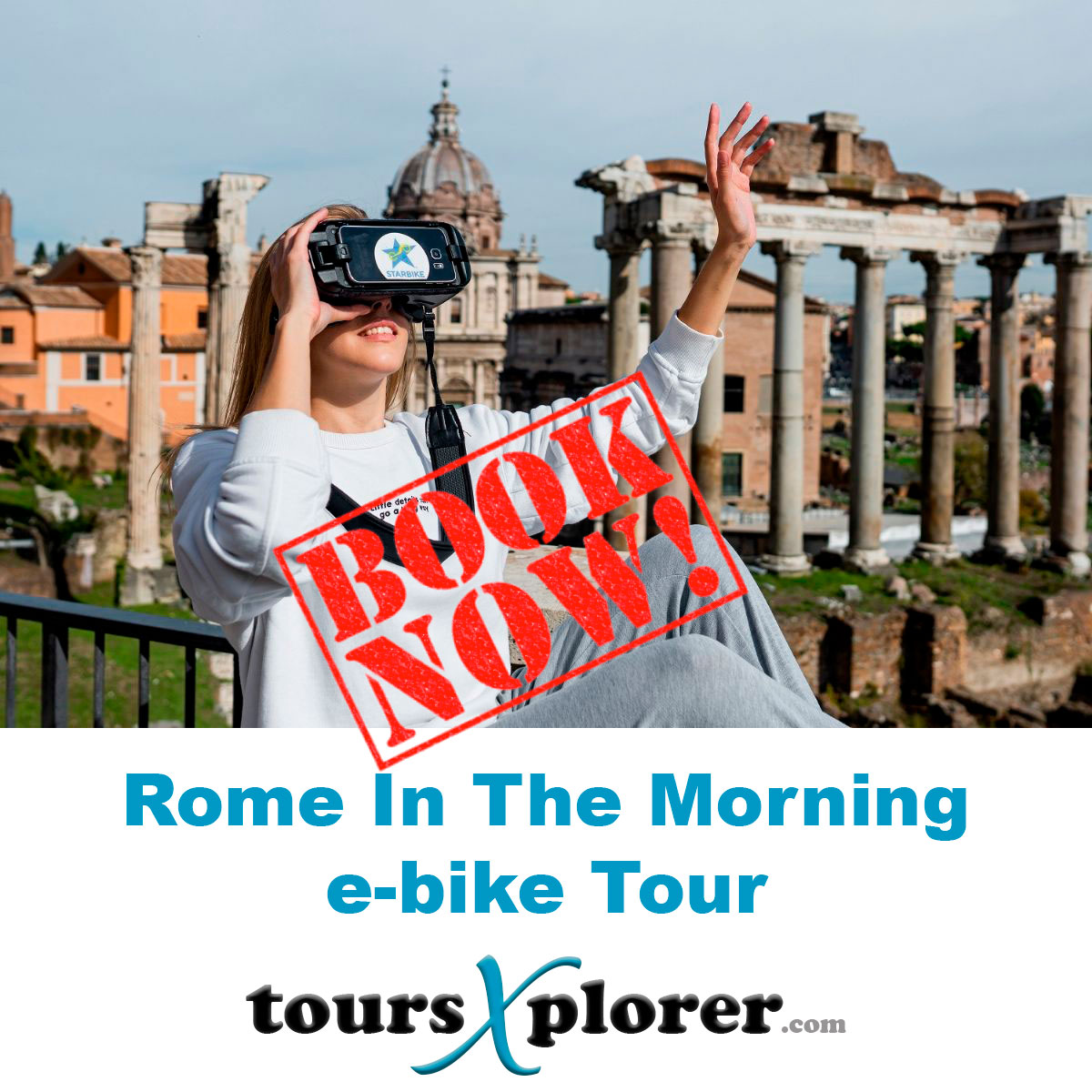 Rome In The Morning e-bike Tour by wearing 3D viewers 

#Rome #eBikeTour #RomeMorningTour #RomeSightseeing #RomeCityTour #TravelItaly #ExploreRome #VisitRome #ItalyTourism #ToursXplorer

toursxplorer.com/tour/rome-in-t…