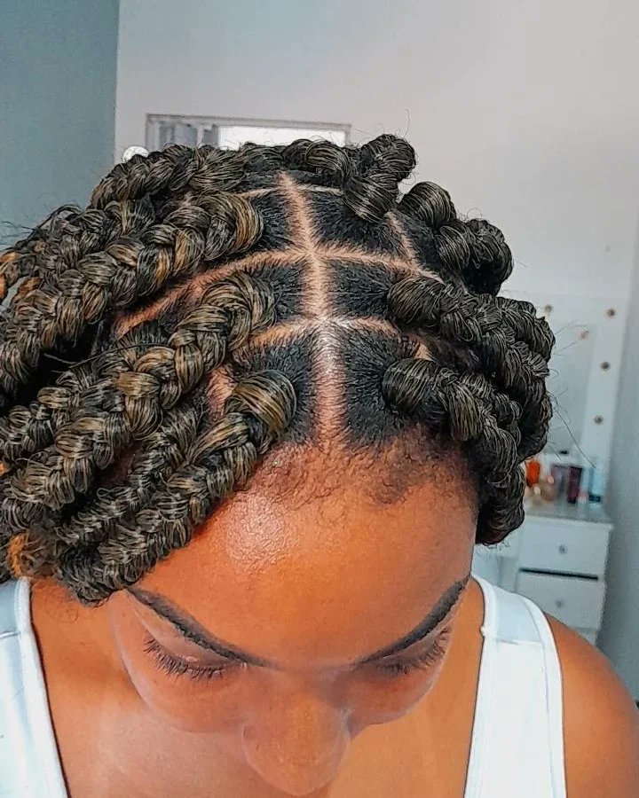 lalinha1445's tweet image. Lemonade braids 
#lemonade 
#trança
