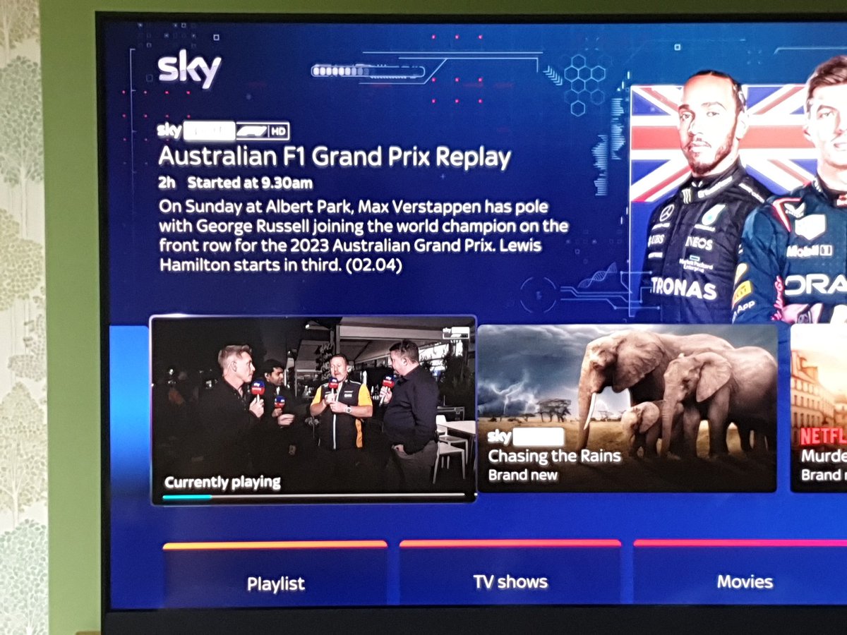 sallyjsmith15's tweet photo. Thanks for updating your programming @SkySportsF1 🙄 turn on the TV to watch the replay for it to be "checkered flag" and see a highlights reel of the the whole race. https://t.co/xJLFaTGnvI