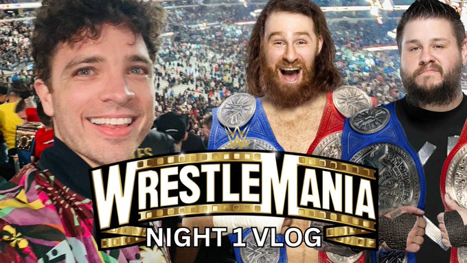 #WrestleMania Night 1 Live Reaction and Highlights from SoFi Stadium https://t.co/lFJ5ivLeaA #SamiZayn<a href="/tag/wrestlemania"class="tags">#WrestleMania</a><a href="/tag/samizayn"class="tags"><span>#samizayn</span></a><a href="/tag/kevinowens"class="tags"><span>#kevinowens</span></a>