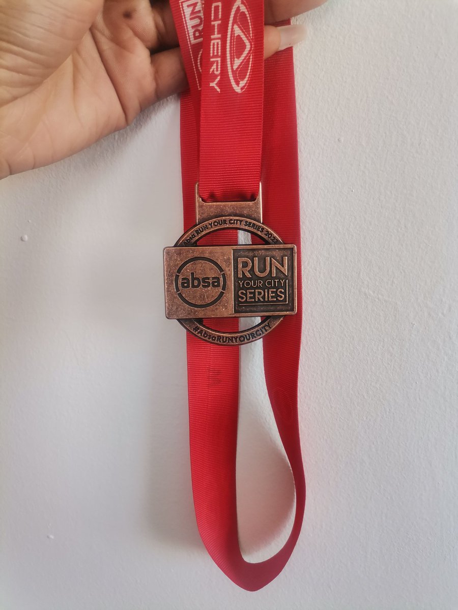 I did it, 10 km run, #RunYourCity #AbsaRunYourCity #Gqeberha10K