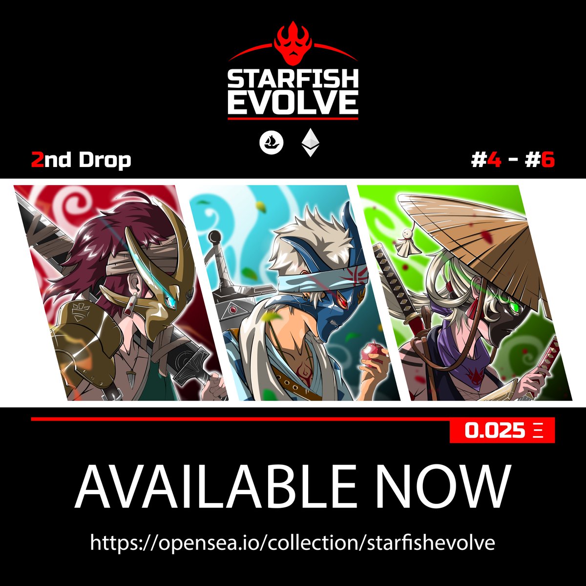 starfish_evo's tweet photo. STARFISH EVOLVE
2nd Drop #4 - #6  

AVAILABLE NOW on :
https://t.co/3aWvIijHyt

Check it out!  

#StarfishEvolve
@opensea
#nftcollectible https://t.co/UQItbiCh5i