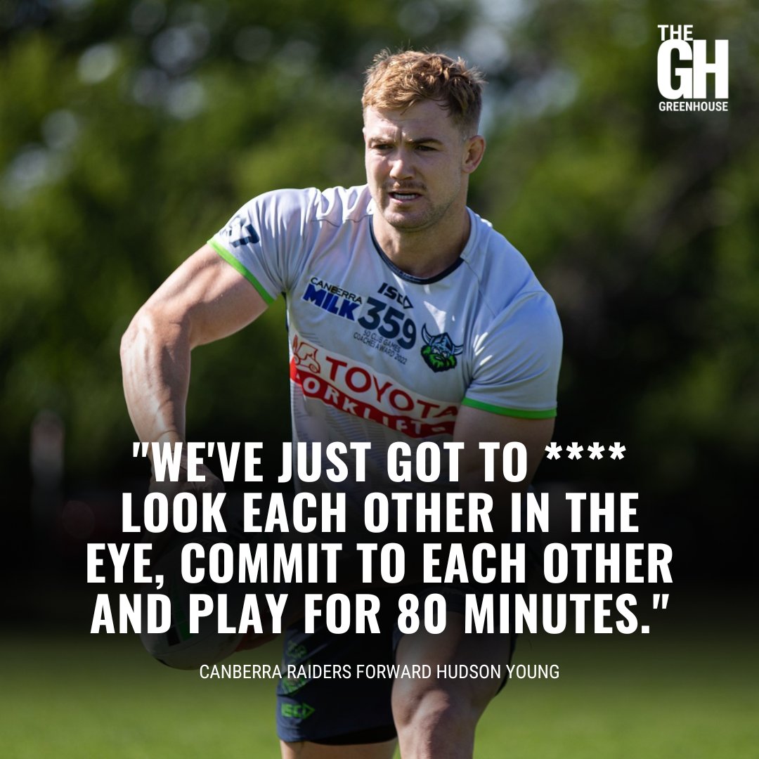 TheGHRaiders's tweet photo. Canberra Raiders second rower Hudson Young looking for spark against Brisbane Broncos. https://t.co/Tkde3UnRdF

#NRL #NRLBroncosRaiders #WeAreRaiders https://t.co/tMTOtMZW5F