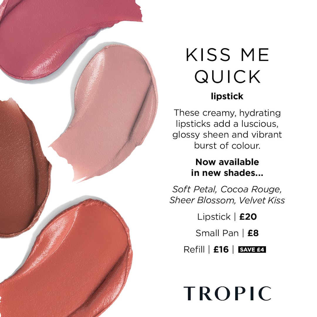 💋 me quick

tropicskincare.com/pages/suepotter

#tropicmakeup #vegan #madeintheuk #chemicalfree #lovetropic