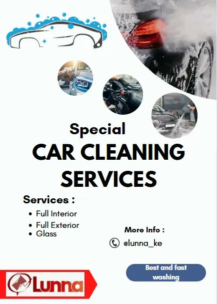 Keep Your Car Looking Like New with LUNNA's Car Cleaner Service Directory section.