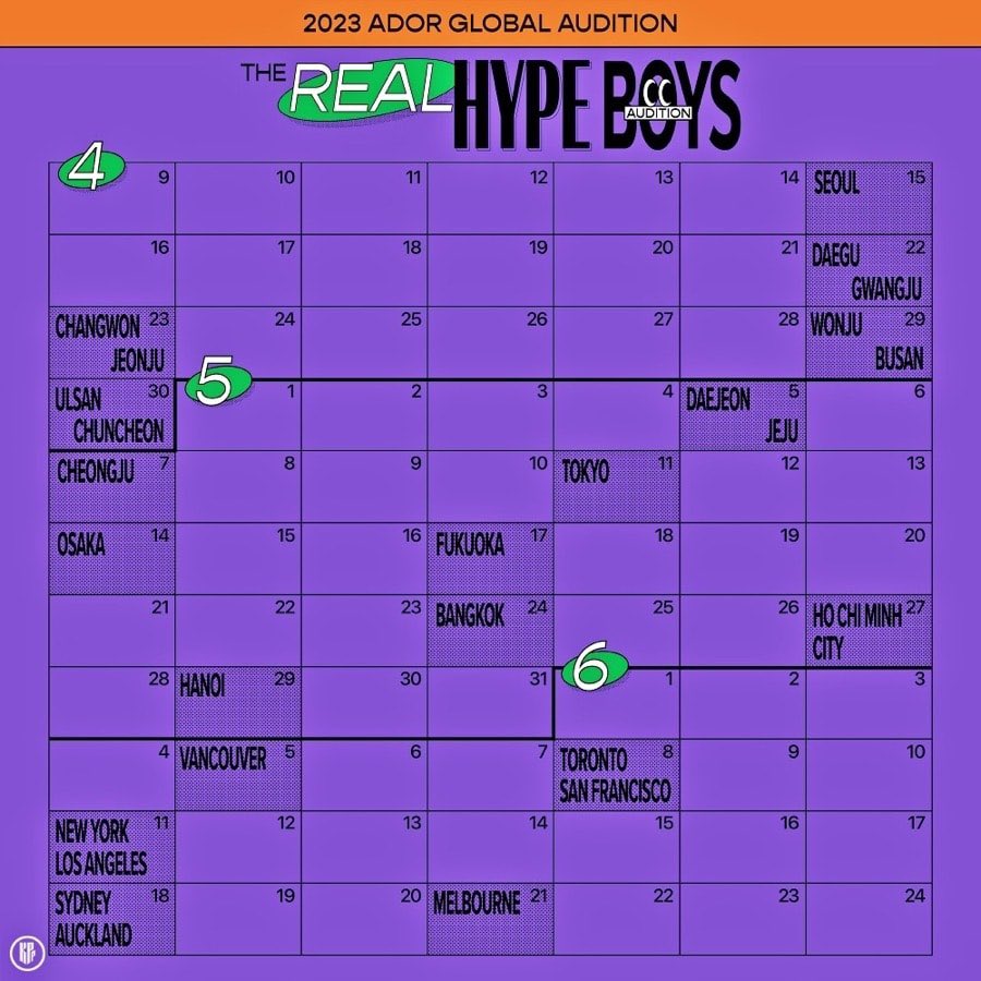 kpopWorldItaly1's tweet photo. 🗣️: ADOR lancia una global audition “ADOR 2023 THE REAL HYPE BOYS” per il nuovo Boy Group e cercare i veri hype boys che seguiranno le #NewJeans.
Si cercano ragazzi nati tra il 2004 e il 2012 con qualsiasi tipo di talento.
#KPOP #ADOR #adorglobal https://t.co/UR7deste1c