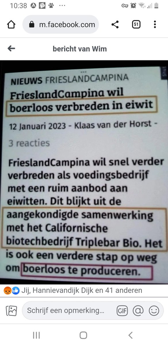 Geen campina meer voor mij
