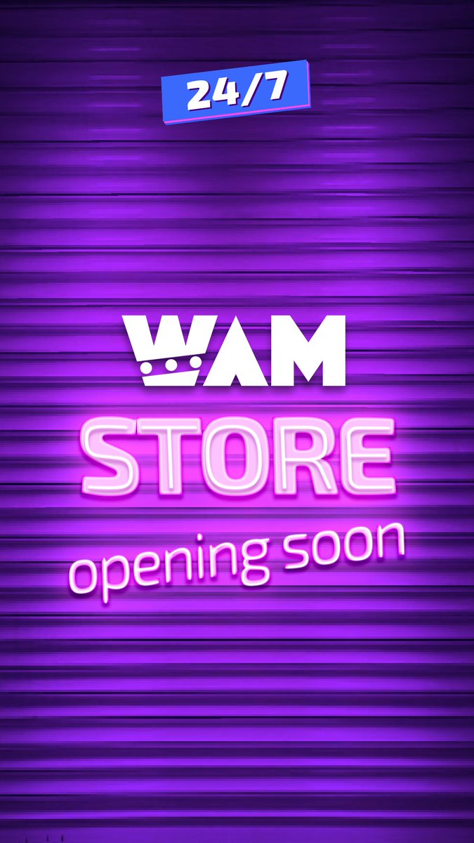 playWAM's tweet photo. 💥 WAM STORE & XP Booster 💥

We've got some big news for you - #WAM Store is almost here! 
And it's coming with a brand new feature packed in - XP #Booster! 🚀

Gear up and get ready to level up your #gaming experience!👾

It's shopping time. 🎉 🛍

🤫 Did we mention that we prepared some GIFTS to celebrate the launch? 🥳