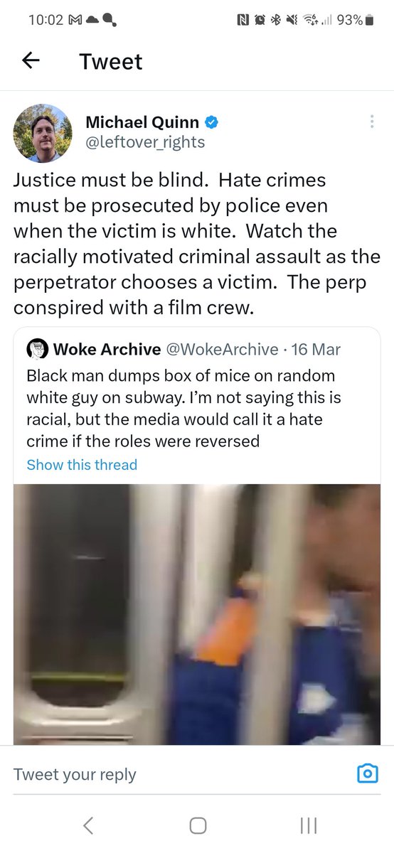 HarmanChahal's tweet photo. @leftover_rights @vineyardman Is this you? Trying to use a staged "prank" between friends to sow discontent and playing the victim? Where was your presumption of innocence here? Seems it only applies if you're a white grifter according to you. https://t.co/xlTfNdpBYJ