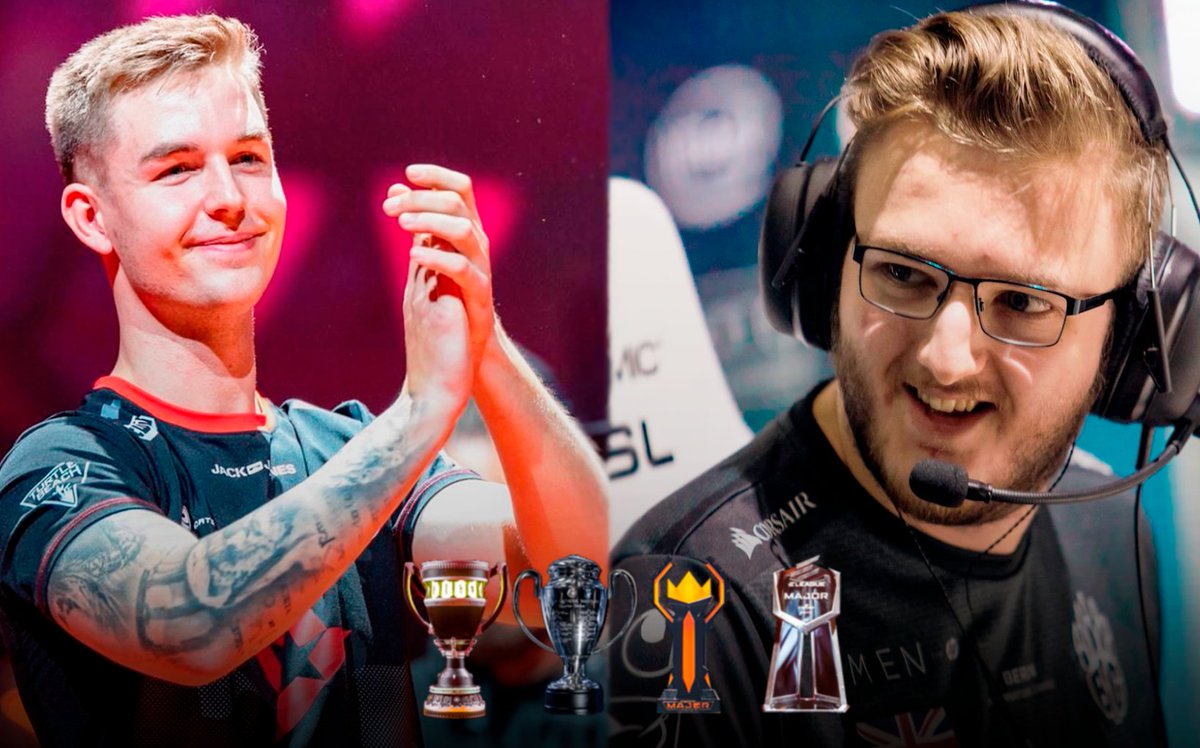 craftmeistercs's tweet photo. Fun Fact: dev1ce and smooya have won 4 majors combined👀‼️ https://t.co/cWSDzFN18B