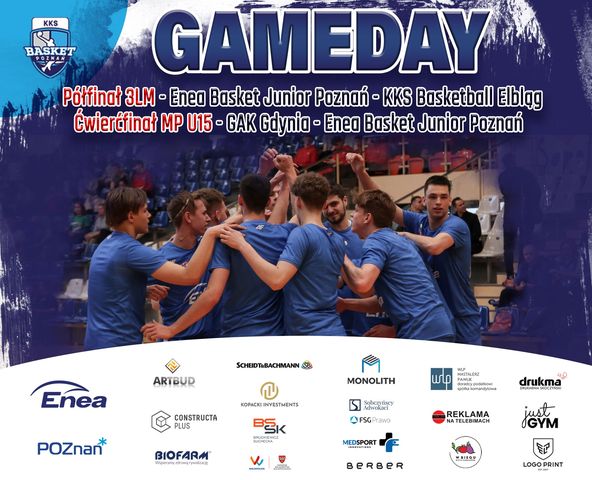 basketpoznan's tweet photo. Ćwierćfinał MP #U15
📷 GAK Gdynia vs Enea Basket Junior Poznań
📷 02.04.2023
📷 12.30
📷 https://t.co/gZBca4S3PJ
📷 Gdyńskie Centrum Sportu, ul. Olimpijska 5/9, Gdynia
#enea #miastoPoznan #artbud #constructaPlus #bioafrm
#poznanwspiera #basket #kks https://t.co/mNMkJ6XdCj