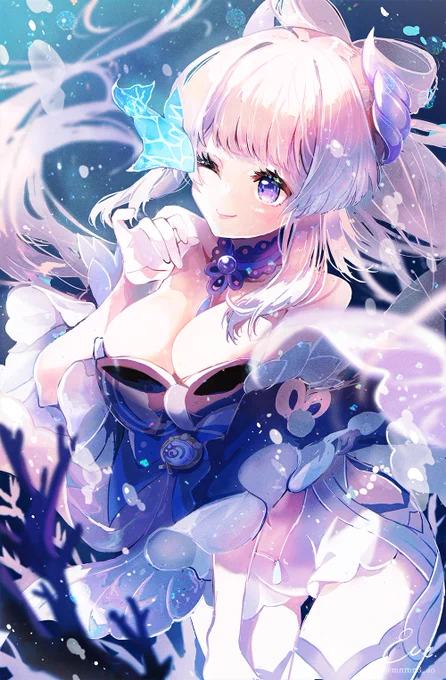 珊瑚宮心海さま #原神 #原神イラスト #GenshinImpact 