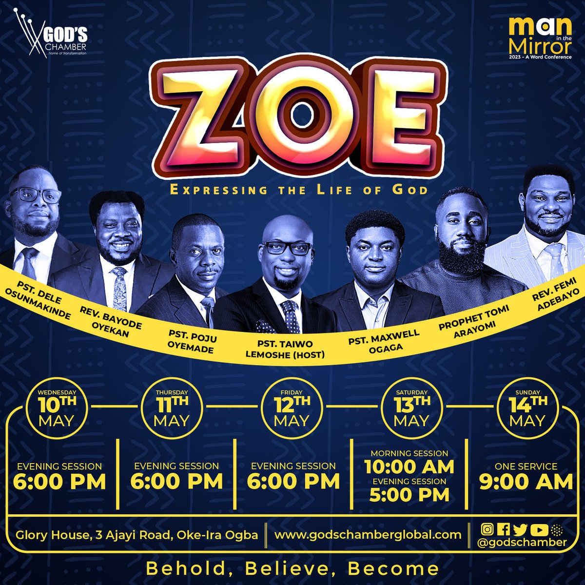 GodsChamberMin's tweet photo. Hi GC Tribers, 

The yearly MIM conference is just around the corner and it promises to be a refreshing time in God's presence!
Prepare for growth as God is set to build up the body of Christ through it!
Spread the word!!! ❤️ https://t.co/vwHRndRMS5