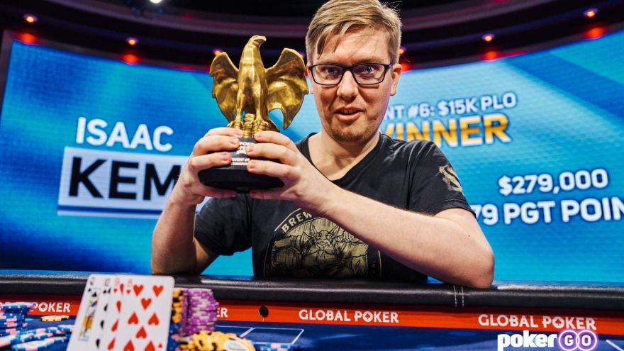 highstakesdb's tweet photo. 🏆 @KemptonIsaac Bags Debut #USPokerOpen Title and $279,000. @PokerGO

👏 #IsaacKempton burst through the $3million career milestone with a debut #PokerGO Tour victory in the US Poker Open, taking down event #6 for $279,000.

 🔥 https://t.co/Oi06cU60KX

#Poker #LivePoker https://t.co/ID5RfwD2WQ