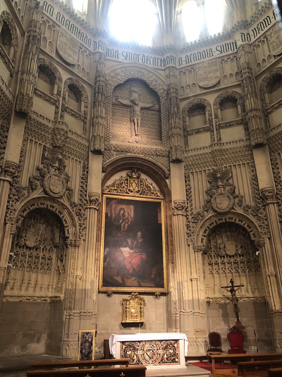 AndresCarlos71's tweet image. Capilla de los Vélez, situada en el #ábside de #Catedral de #Murcia.
Estilo TardoGótico Isabelino, con elementos renacentistas y mudéjares.
#Arte con mayúsculas.