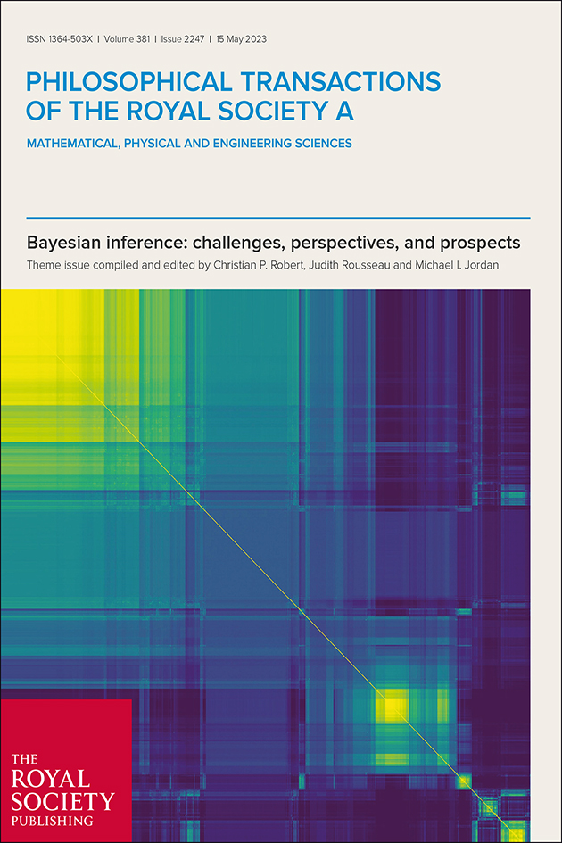 Royal Society Publishing (@rsocpublishing) on Twitter photo 🔔Published this week: a #PhilTransA issue which celebrates the work of Sir Adrian Smith, the President of the <a href="/royalsociety/">The Royal Society</a>. The issue explores the most significant current directions of #Bayesian inference.
ow.ly/SeOP50NhCh0 🔔Published this week: a #PhilTransA issue which celebrates the work of Sir Adrian Smith, the President of the <a href="/royalsociety/">The Royal Society</a>. The issue explores the most significant current directions of #Bayesian inference.
ow.ly/SeOP50NhCh0