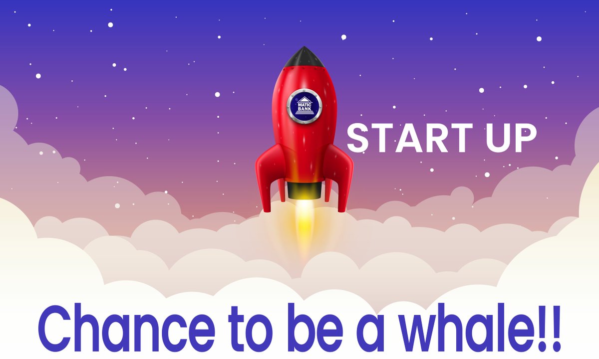 maticbank2023's tweet photo. Next week we have all been waiting for🎉
The launch of #MTB🏆

👉Stay tuned not to miss out❗
👉This is going to go off🚀
👉Don't miss the chance to be a whale🐳

#MATICBANK #USDC #Polygon #MATIC #Quickswap #Crypto #Reward #tokenlaunch https://t.co/PVrjcvvfXy