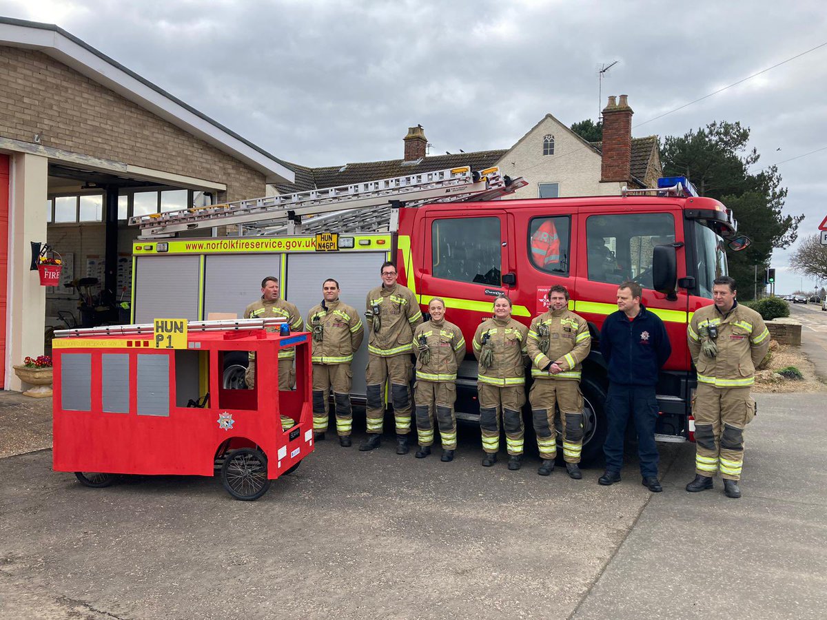 johnrosslinden's tweet photo. Come and meet our Hunstanton fire crew at the Hunstanton Soap box Derby today where they will be competing with their mini fire engine.   They will also be there to provide fire safety advice and looking for new recruits for our local stations and fire cadet unit. https://t.co/fiBFRYEJVu
