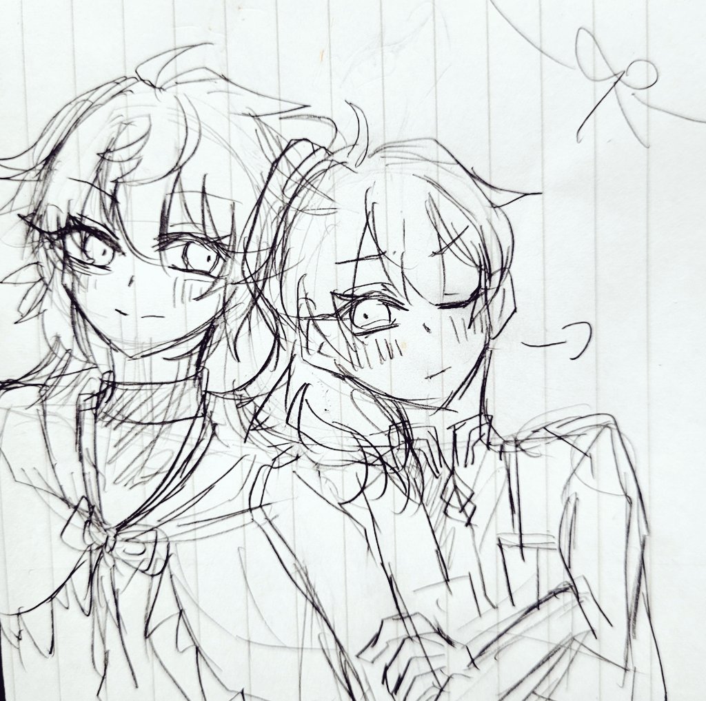 Satuki_F_'s tweet photo. 5年前……………まじ？と思って書き直してみたマーロマ
時間見つけて清書しよ〜〜 https://t.co/f30aUKV3CE