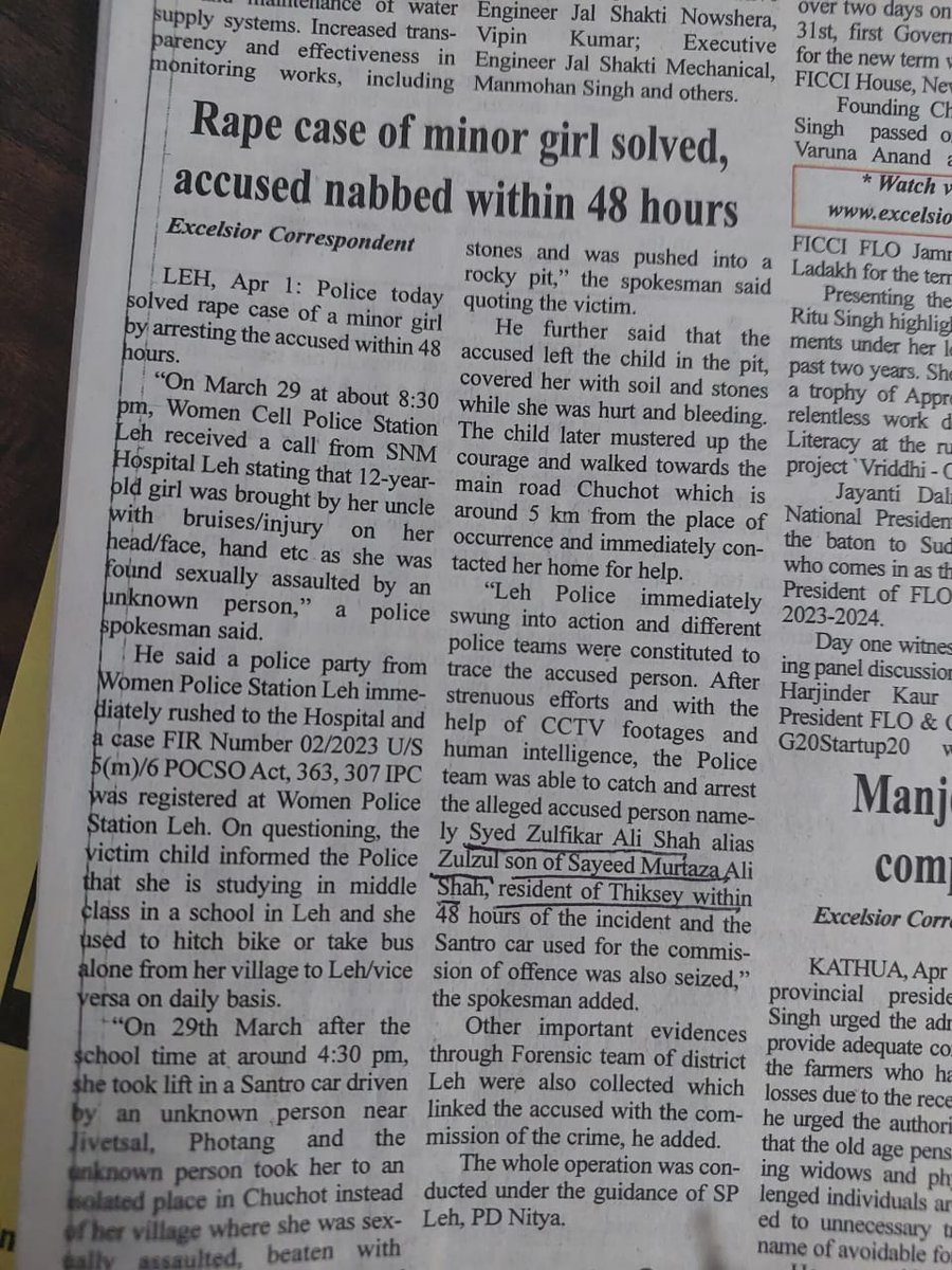 LadakhFact's tweet photo. It raises many questions regarding  the upbringing, education and indoctrination of the person named Syed Zulfikar Ali Shah alias zulzul who sexually abused a 12 yo girl returning from her school, stoned her and pushed her into a pit and then covered it up with stones and soil. + https://t.co/5Emnrva4qZ