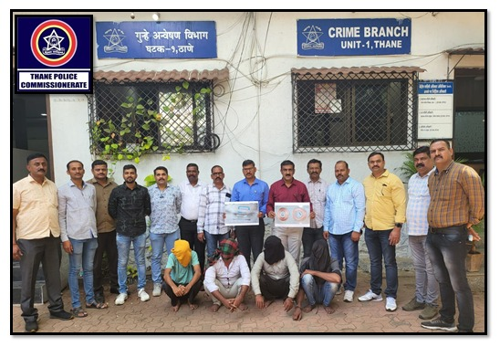 ThaneCityPolice's tweet photo. नांदेड हिंगोली या जिल्ह्यातील शेतकऱ्यांनी कष्टाने पिकविलेल्या धान्याची तसेच भिवंडी परिसरातील गोडावुन परिसरात कॉपर कॉइल्स घरफोडी चोरी/ चोरी करणाऱ्या आंतरराज्यीय टोळीतील ४ गुन्हेगारांना गुन्हे शाखा घटक - १ ठाणे यांनी अटक करून एकूण रु. ३,६३,४५०/- किंमतीचा मुद्देमाल केला हस्तगत. https://t.co/ZIGZW2PKzE