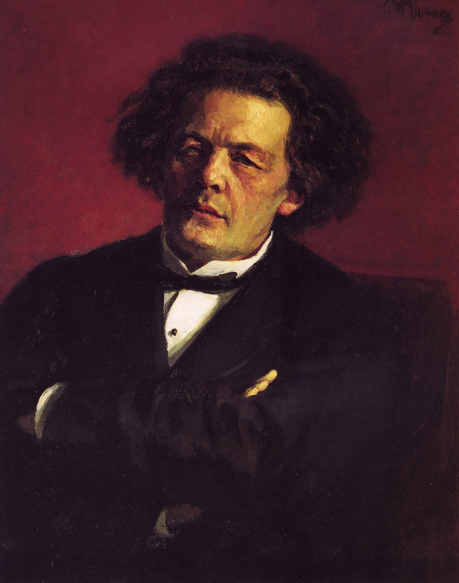Portrait of the pianist, conductor and composer Anton Grigorievich Rubinstein, 1881 #repin #ilyarepin wikiart.org/en/ilya-repin/…