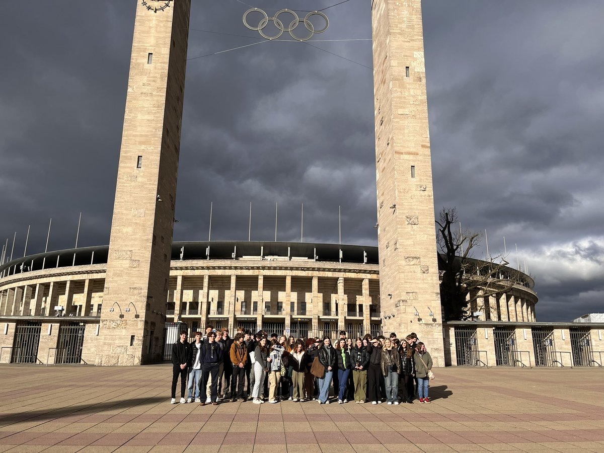 CHSC_History's tweet photo. Day 1: morning tour of the 1936 Olympic Stadium https://t.co/rri8ijdtW2