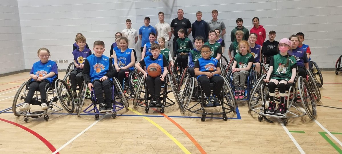 Well done to Charlie, Rebecca and Richard who took part in the first jnrNBA session yesterday ♿️🏀