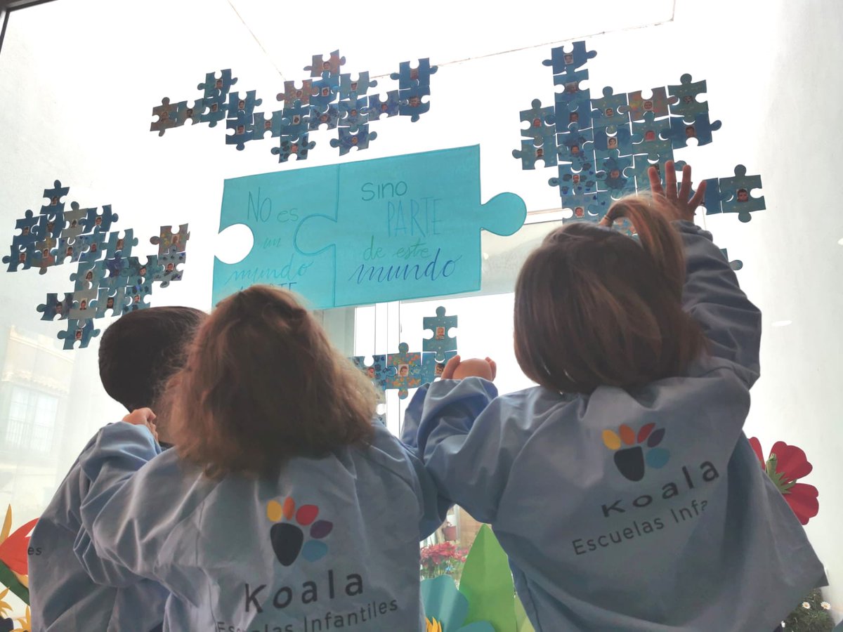 No es un mundo aparte,
Sino parte de nuestro mundo 🌎

Todos somos piezas de un mismo puzzle, para encajar, a veces sólo es necesario cambiar de posición o perspectiva 💙

#DiaInternacionalDelAutismo 

#koalaescuelasinfantiles 
#EscuelasInfantilesKoala 
#EIViator