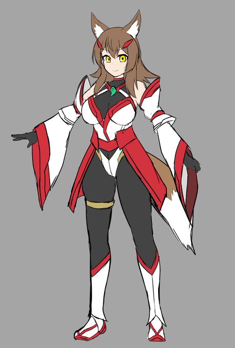 狐耳巫女変身ヒロイン考えていたけど全然まとまらないので難産 