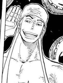 “ พลเรือเอกคุซันแห่งกองทัพเรือคนนั้นนี่เอง ยะฮ่าฮ่าฮ่า ตั้งแต่มาที่นี่ก็ได้ยินชื่ออยู่บ่อยเชียวล่ะนะ ถึงว่าล่ะจนถึงตอนนี้ก็ยังได้ยินอยู่เลย ” 

เงี่ยหูฟังให้ดูว่ารู้ได้ยังไง ที่จริงก็ได้ยินทุกอย่างโดยไม่ต้องทำแบบนี้ด้วยซ้ำ

“ และถ้าถามถึงฉันคนนี้...พระเจ้า 'ก็อด เอเนล'ยังไงเล่า ”