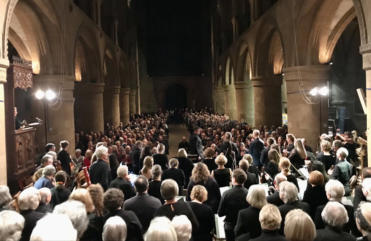 What a joy to see a packed cathedral <a href="/SouthwMinster/">Southwell Minster</a> for our Sea Symphony concert with <a href="/SouthwellChoral/">Southwell Choral</a> and <a href="/NottmSymphony/">Nottingham Symphony Orchestra</a> Symphony last night. Thanks to our fantastic soloists Alison Rose and <a href="/MBJFarnsworth/">Marcus Farnsworth</a> plus our MD Stephen Bullamore for his electrifying interpretation.