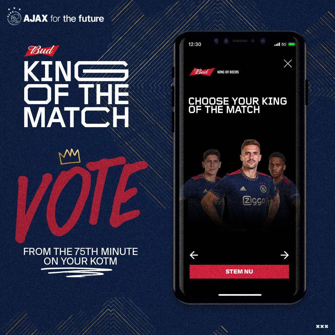 AFCAjax's tweet photo. ๐ ______โ๏ธ
#KingOfTheMatch โ #gaeaja