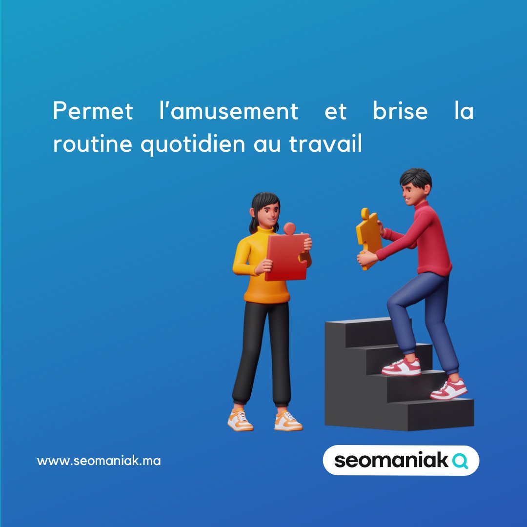 SoemaniakMa's tweet image. Le travail en équipe n&apos;a jamais été si amusant ! 😃🎮
Découvrez les avantages de travailler en mode Puzzle Room pour une collaboration efficace et créative ...

#creative #creativité #puzzleroom  #travaillerautrement  #travail #travaildequipe  #espacedetravail #bonheurautravail