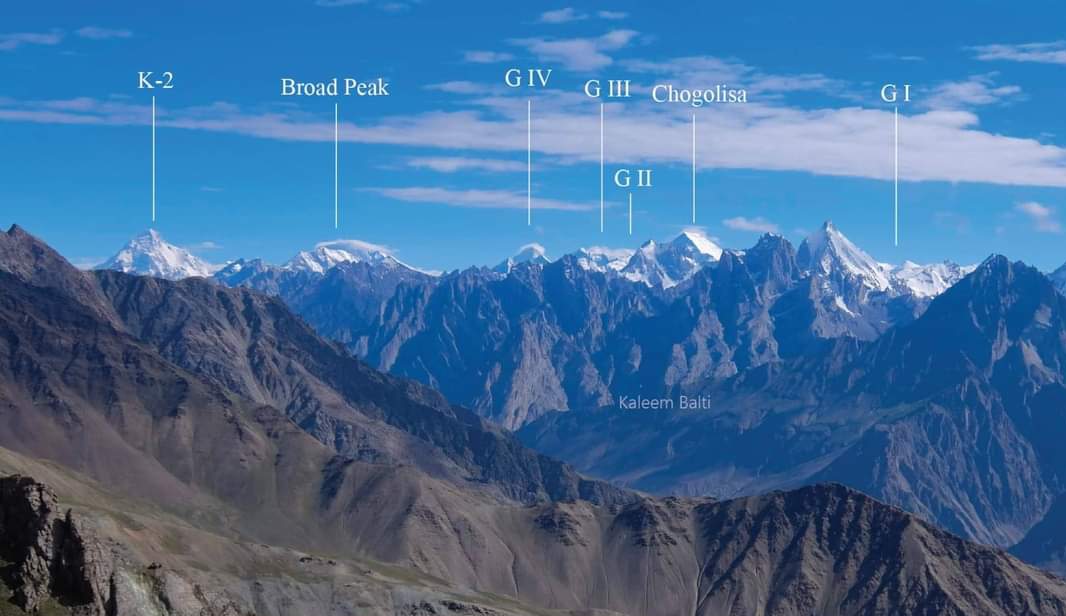 WeatherWupk's tweet photo. Five peaks above 8,000meters in single View
K2, Broad Peak, Nanga Parbet, G-I and Gashbrum II
#k2ViewPoint #machulola #k2basecamptrek
Weather Updates PK / Pakistan Doppler (Former Karachi Doppler) https://t.co/VZ6P9XfLa2