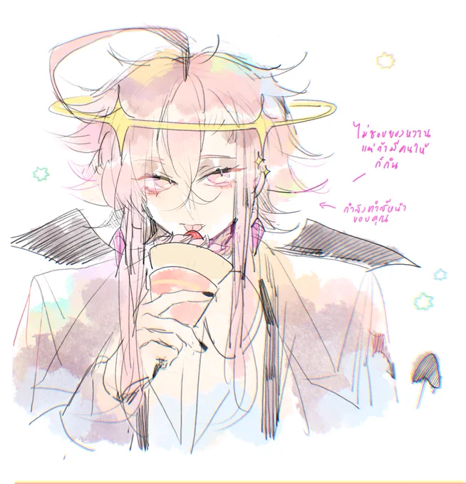 *นานๆจะว่างวาดรูปก็เลยกำลังอยู่ในสภาวะวาดจนกว่าจะตายกันไปข้างค่ะ* 