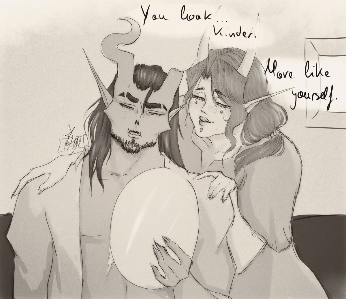 TheGhoulDraws's tweet photo. He wanted to cut his hair, but nannie had other plans
#oc #sketch #originalcharacterart https://t.co/UcDOiNRKvX