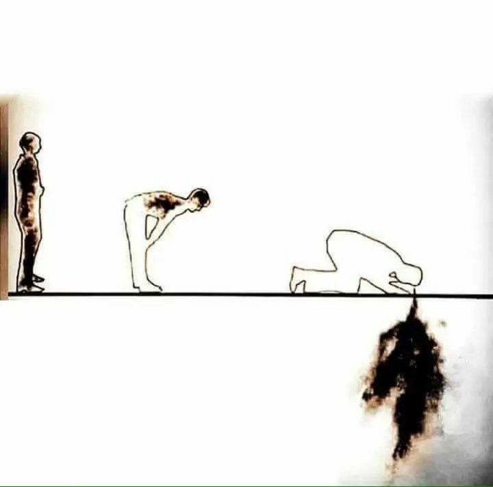 °°
قال صلَّى اللهُ عليه وسلَّم : ( إنَّ العبدَ إذا قام يُصلِّي أُتِي بذُنوبِه فوُضِعَتْ على رأسِه أو عاتقِه فكلَّما ركَع أو سجَد تساقَطَتْ عنه)
.