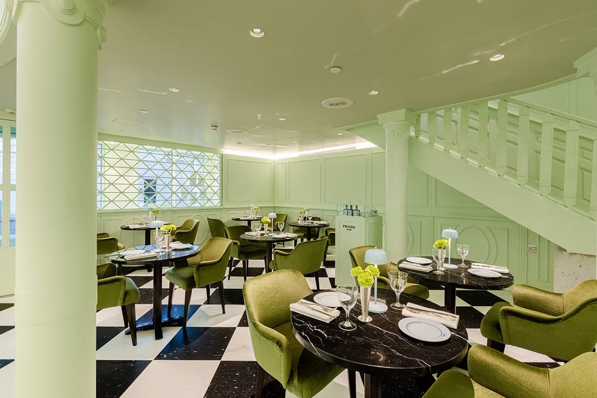 jacquemusx's tweet photo. Okay so who’s gonna take me to the new Prada Caffé at Harrods? https://t.co/Jw5TIRB5YS