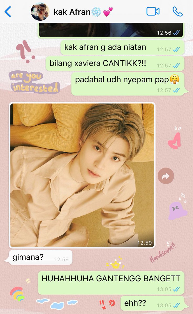 semua isi coretan; 
— Tipe Idaman.

jaehyun few tweets au