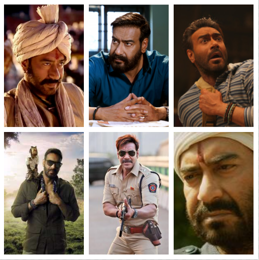 #HappyBirthdayAjayDevgn 😎👏

#Worldwide 200 cr+ Grossers of #AjayDevgn 

#Tanhaji - 367 cr
#Drishyam2 - 346 cr
#GolmaalAgain - 311 cr
#TotalDhamaal - 228 cr
#SinghamReturns - 216 cr

Special Mention: #RRR - 1200 cr+

#HBDAjayDevgn #AjayDevgnBirthday #AjayDevgnFans #Bholaa