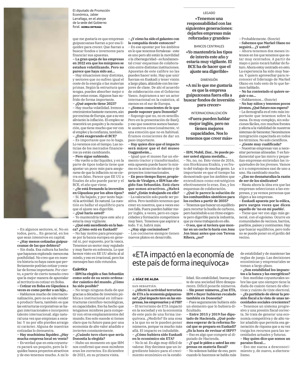 jlarrag's tweet photo. 🗞️Repaso a la actualidad económica hoy en @diariovasco. Destacamos la capacidad de adaptación de nuestras pymes, el reto de ganar tamaño para ser más competitivos, o la importancia de la colaboración y las alianzas con agentes de referencia para construir la economía del #futuro. https://t.co/ldHELI12TZ
