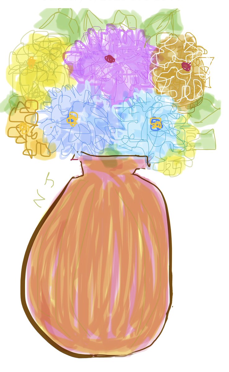 nelliejacobs's tweet photo. These drawings are three of hundreds of imaginary #flowers and #portraits created with my right index #finger tip on an #Apple  #iPhone screen. #Flower  #art #artist #creativity #imagination #vase #flowers #portrait #create #artwork #fingertip https://t.co/mRcpTe0OZA