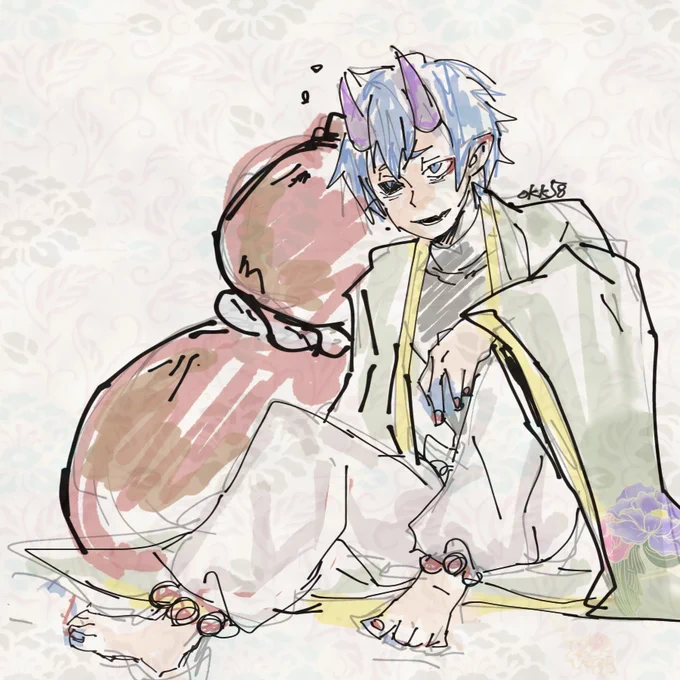 久々に絵描くからrkgk手馴し妖怪診断で出た結果からの何も考えず描いたからちゃんと描きたい気持ちもある 
