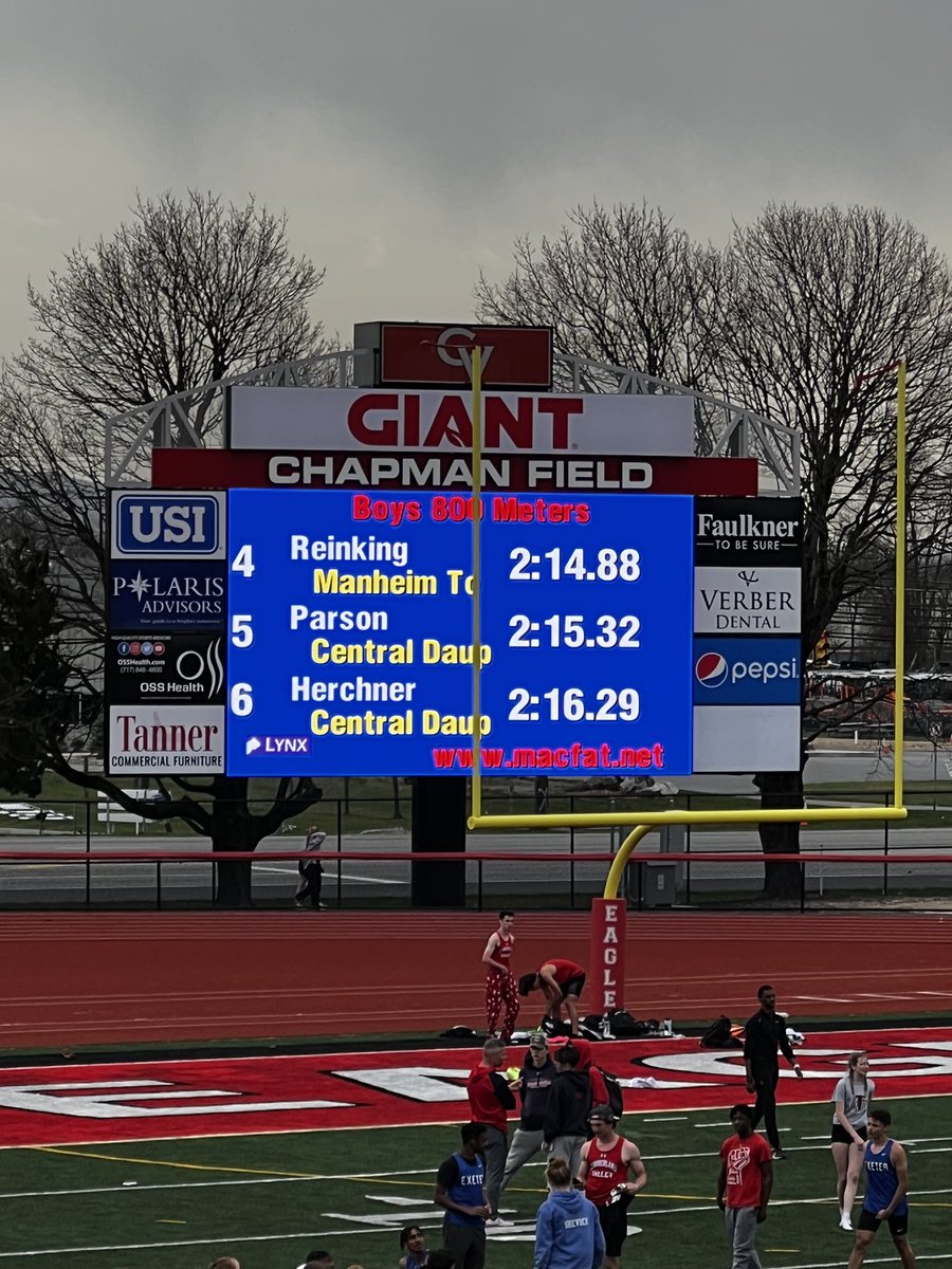 Sparson_2025's tweet photo. Had an awesome meet yesterday at the Bruce Dallas Invite at CV yesterday! I ran the 800 and ran a huge PR of 2:15.32!! Glad the weather held up so I could run! https://t.co/MhoLLTu1S1